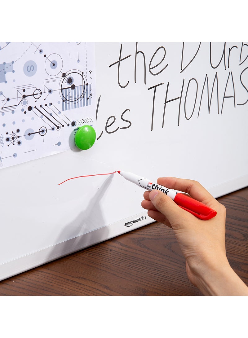 Deli EU00640 Whiteboard Marker Red 12pcs/box- ideal for whiteboard writing - Image 5