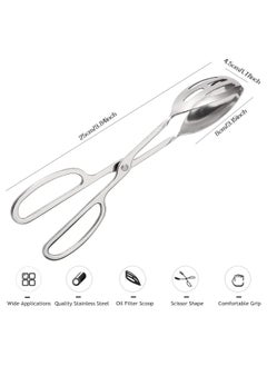 Stainless Steel Food Tongs for Buffet and Salad – Multipurpose Serving Utensil - pzsku/Z2F6A20EB2F7E8F9CED28Z/45/_/1732181982/8cc68b49-467f-4ef1-836e-197047fa7b7a