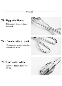 Stainless Steel Food Tongs for Buffet and Salad – Multipurpose Serving Utensil - pzsku/Z2F6A20EB2F7E8F9CED28Z/45/_/1732181982/c435eb7e-fe46-4904-b7f9-3baad7e3983f