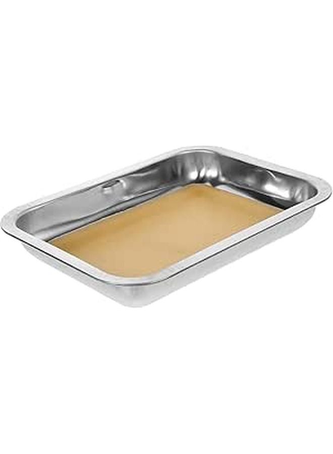 Stainless Steel Dissection Tray Medical Wax Pan Laboratory Anatomy Plate - Image 1