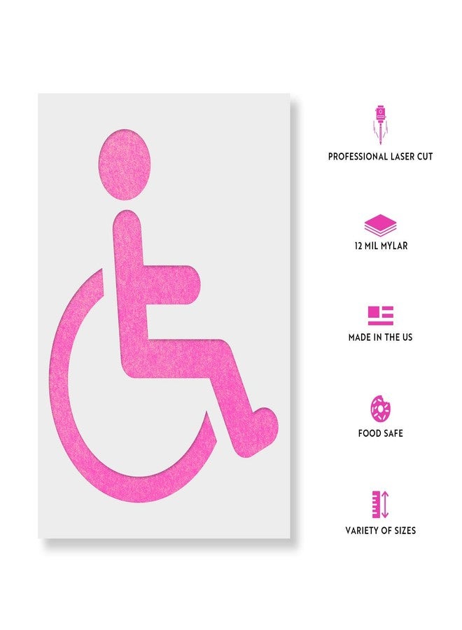 Stencil Revolution Handicap Symbol Stencil - Handicap Stencil, Handicap Stencil Art, Handicap Stencils, Stencil Handicap, Handicap Parking - Image 2