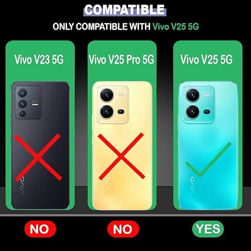 Casotec Back Cover for Vivo V25 5G | Full Camera Protection | Liquid Silicon Case | Flexible Bumper Case for Vivo V25 5G (Purple) - Image 2