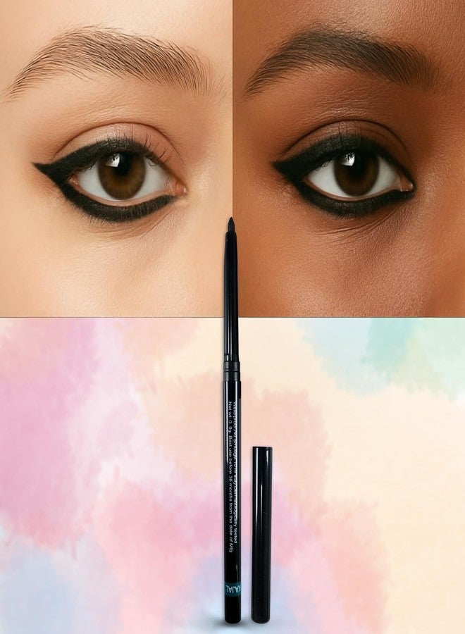 Bold Byte قلم كحل بولد بايت كاجال أسود فحمي مطفي - مقاوم للتلطخ والماء | قلم تحديد عيون يدوم طويلاً، غني بالأصباغ للنساء | أساسي لمكياج العيون الأسود الداكن (0.36 غرام) - Image 3