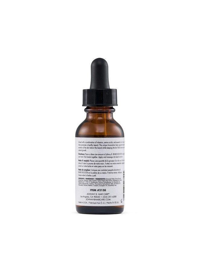 JOHNNY B. Mens Professional Beard Booster Topical Lotion 1 Oz. Dropper Bottle - Image 4