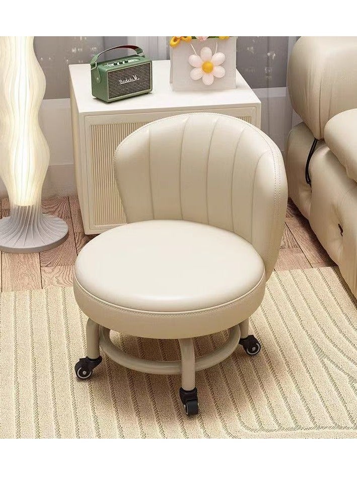 Tanwer Mobile wheeled stool, universal wheel stool, low stool, sofa stool, small chair - Image 2