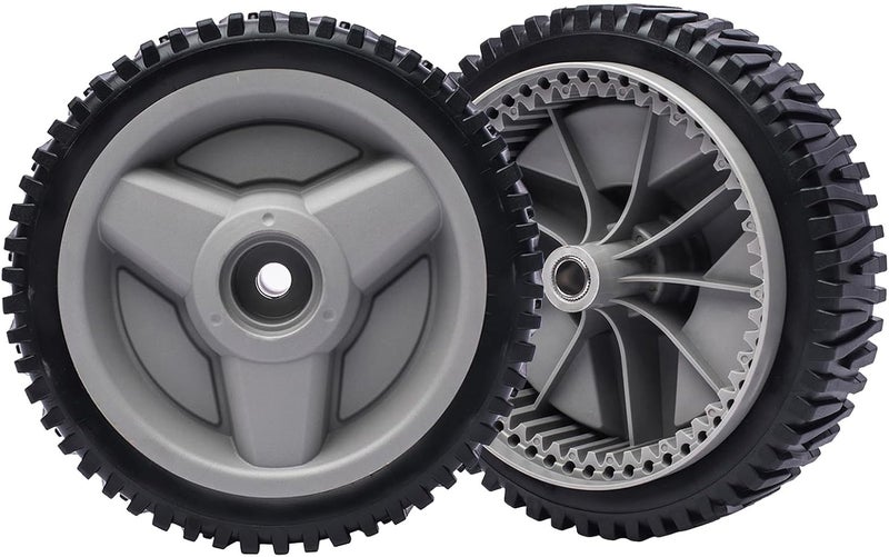 TENGMUJX 532401274 Front Drive Wheels Fit for Husqvarna AYP Craftsman HU Mower for HU Self Propelled Lawn Mower Tractor, Front Wheels for HU700F Replaces 401274 401274X460 532411081 8" x 1-3/4"(2 Pack) - Image 1