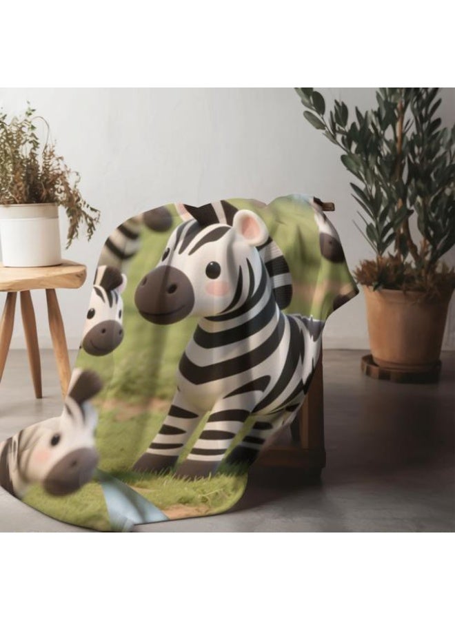 عام بطانية رقيقة من الفانيلا الكرتونية للأطفال والرضع (دافئة ومريحة، ومناسبة للنوم والألعاب) 70 سم * 100 سم - Image 4