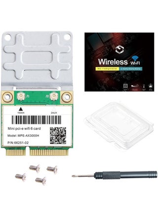 MPE-AX3000H WiFi 6 Wireless Card Dual Band 802.11ax Half Mini PCI-E WiFi Card PCI Express Network Adapter BT5.2 2.4GHz 574Mbps 5GHz 2.4Gbps(160MHz) for Windows 10/11 64 bit Better 7260HMW WiFi Card - pzsku/Z2F6A5B23A65E93673DD2Z/45/1746793415/9896dd74-d264-478c-a4d4-45c28a074eec