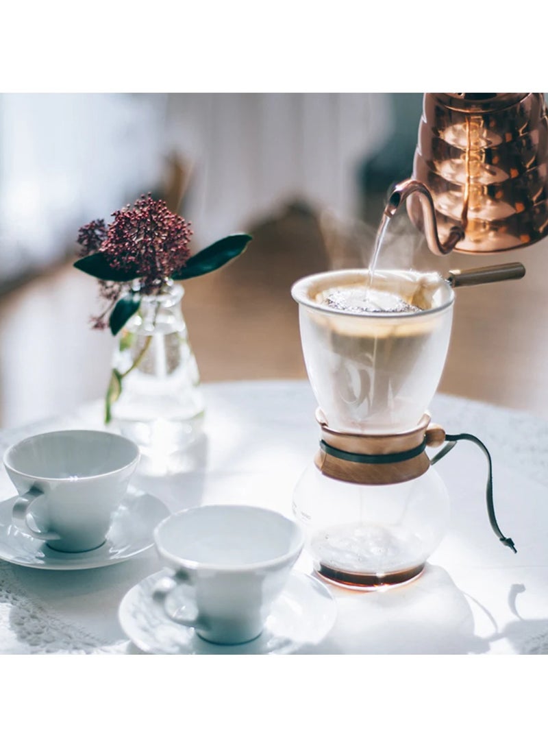 Hario Olive Wood Neck Coffee Drip Pot, 240 ml - Image 4