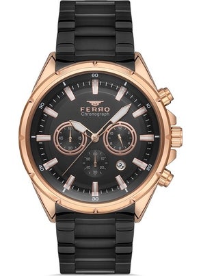 FERRO FM31291A-R 46 mm Black Men's Wristwatch  - Image 1