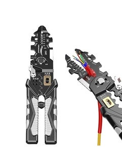 SRzone SRzone 25in1 Multifunction Wire Strippers Electeical 8 inch Wire Crimping Tool Wire Cutter Professional Electrician Pliers Tools and Cable Stripper for Cutting Stripping Shearing  - Image 1