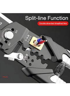 SRzone SRzone 25in1 Multifunction Wire Strippers Electeical 8 inch Wire Crimping Tool Wire Cutter Professional Electrician Pliers Tools and Cable Stripper for Cutting Stripping Shearing  - Image 5