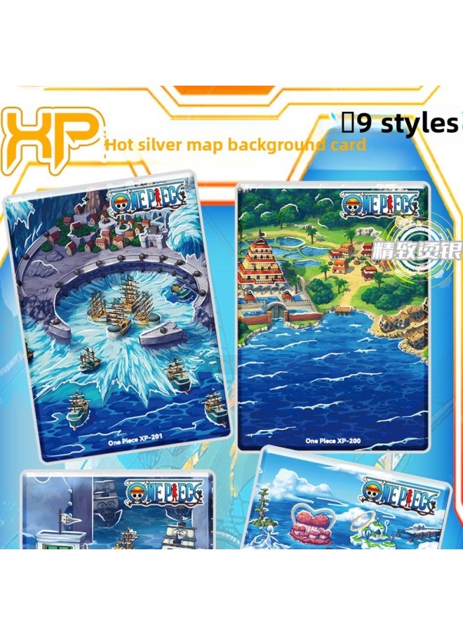 Generic - Wan Yu One Piece 2024 Collection Edition Egg Tip Island's Adventure Strong Attacks Colorful Bronzing Mixed Bronzing And More-Color:Network Card One Piece A Box Of 10+1 Pack Of 21 Cards - Image 1
