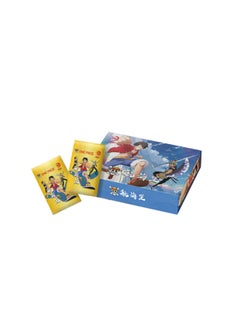 Wan Yu One Piece 2024 Collection Edition Egg Tip Island's Adventure Strong Attacks Colorful Bronzing Mixed Bronzing And More-Color:Network Card One Piece A Box Of 10+1 Pack Of 21 Cards