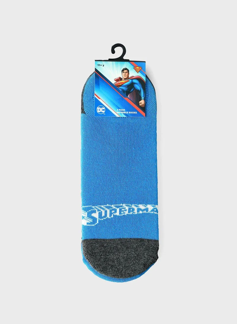 Urban Haul Kids Superman Ankle Socks