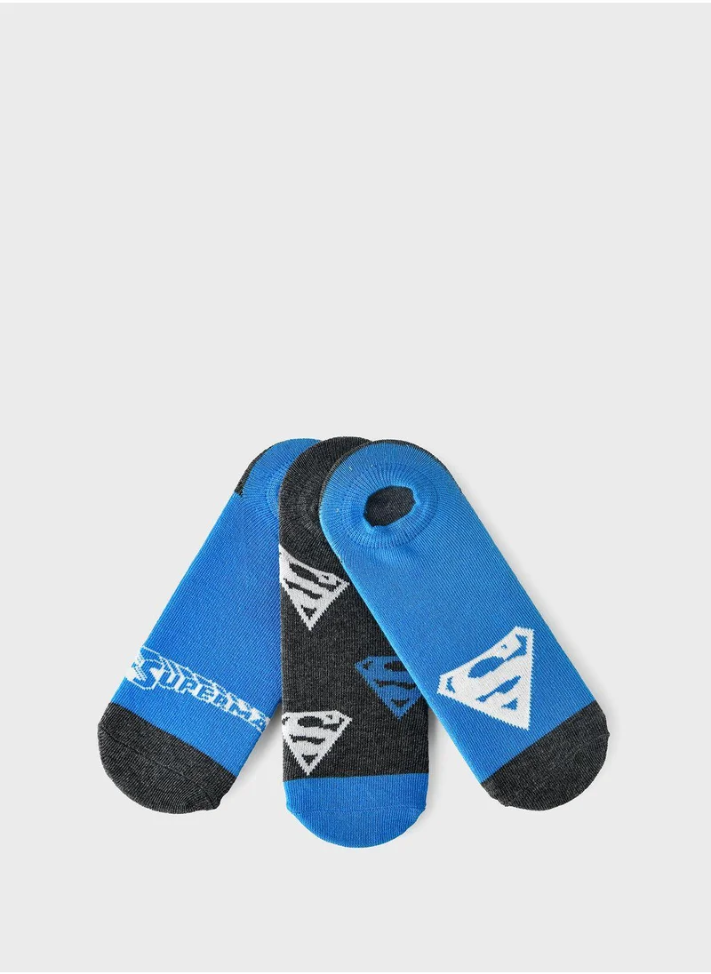 Urban Haul Kids Superman Ankle Socks