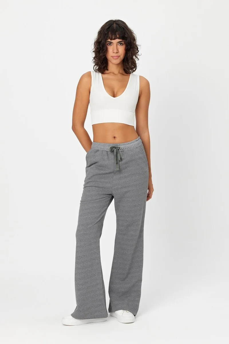 Alexander Gardi Cotton Tied Waist Palazzo Trousers with Pockets (B22-13500)