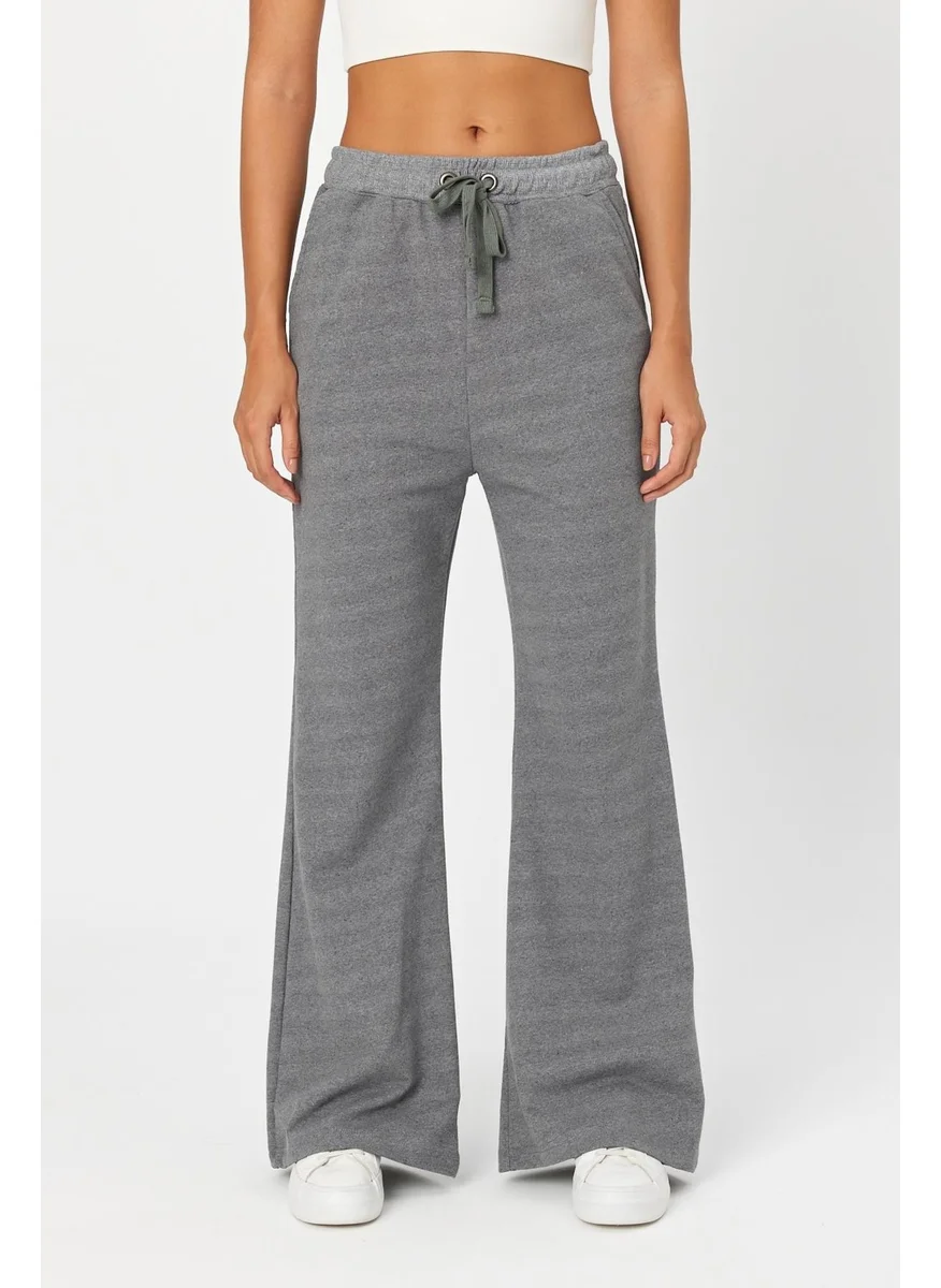 Alexander Gardi Cotton Tied Waist Palazzo Trousers with Pockets (B22-13500)