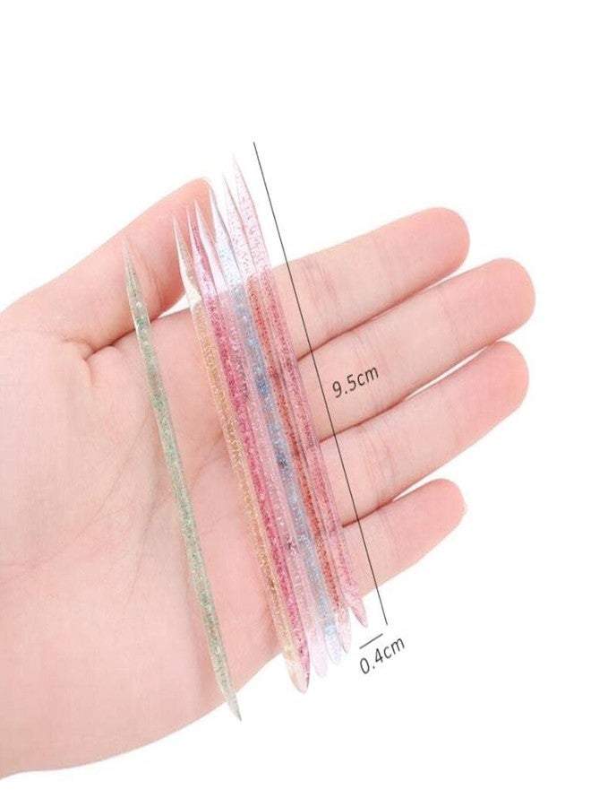 Brille Bee Professional Double-Sided Cuticle Pusher, Nail Care Tool for Manicure and Pedicure, Acrylic Nail Stick - Image 3