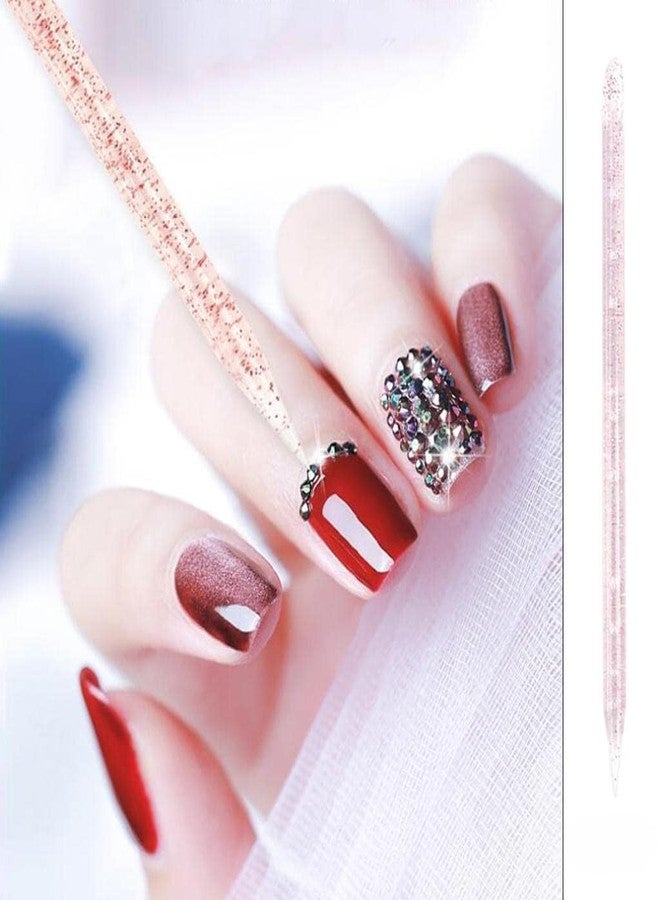 Brille Bee Professional Double-Sided Cuticle Pusher, Nail Care Tool for Manicure and Pedicure, Acrylic Nail Stick - Image 4