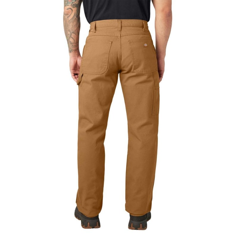 Dickies Mens Relaxed Fit Straight-Leg Duck Carpenter Jeans, Brown Duck, 36W x 30L US - Image 2
