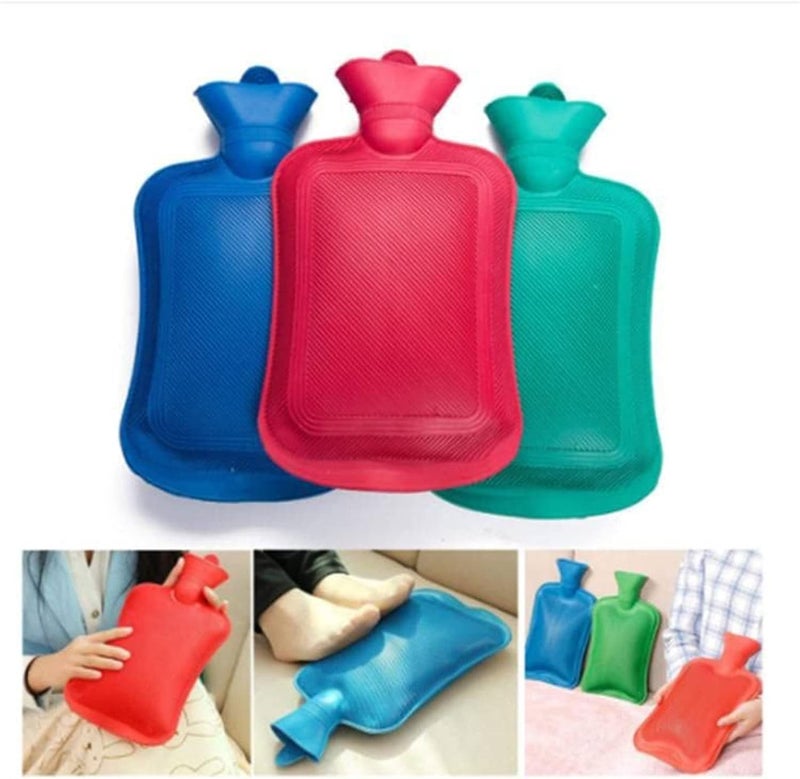 Hot Water Bottles, Natural Rubber -BPA Free- Durable Hot Water Bag- Pack of 1...