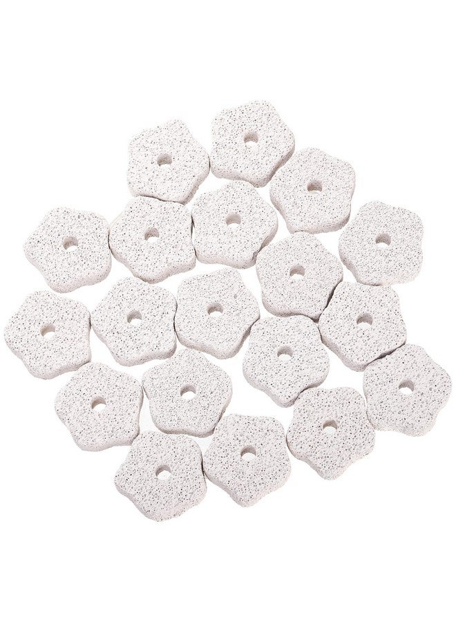 DEAYOU 30 Pack Chinchilla Lava Bites, Flower Shape Rabbit Teeth Grinding Stone, Small Animal Chew Toys Mineral Calcium Block for Hamster, Squirrel, Rat, Parrot, Bunny - Image 3
