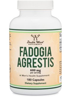 Double Wood Supplements Fadogia Agrestis 600Mg Per Serving (180 Capsules)  - Image 1