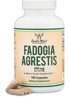 Double Wood Supplements Fadogia Agrestis 600Mg Per Serving (180 Capsules)  - Image 4
