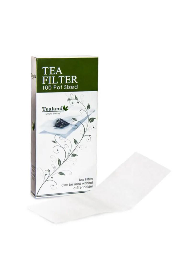 Tealand Durable Heat Resistant Quality Material Teapot Size Filter Paper Fiber  For Coffee Mocha Tea Leaf - Image 1