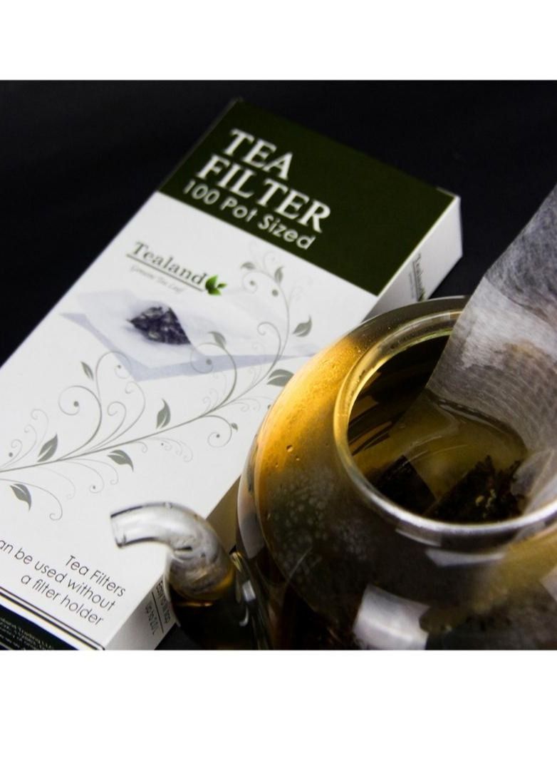 Tealand Durable Heat Resistant Quality Material Teapot Size Filter Paper Fiber  For Coffee Mocha Tea Leaf - Image 3