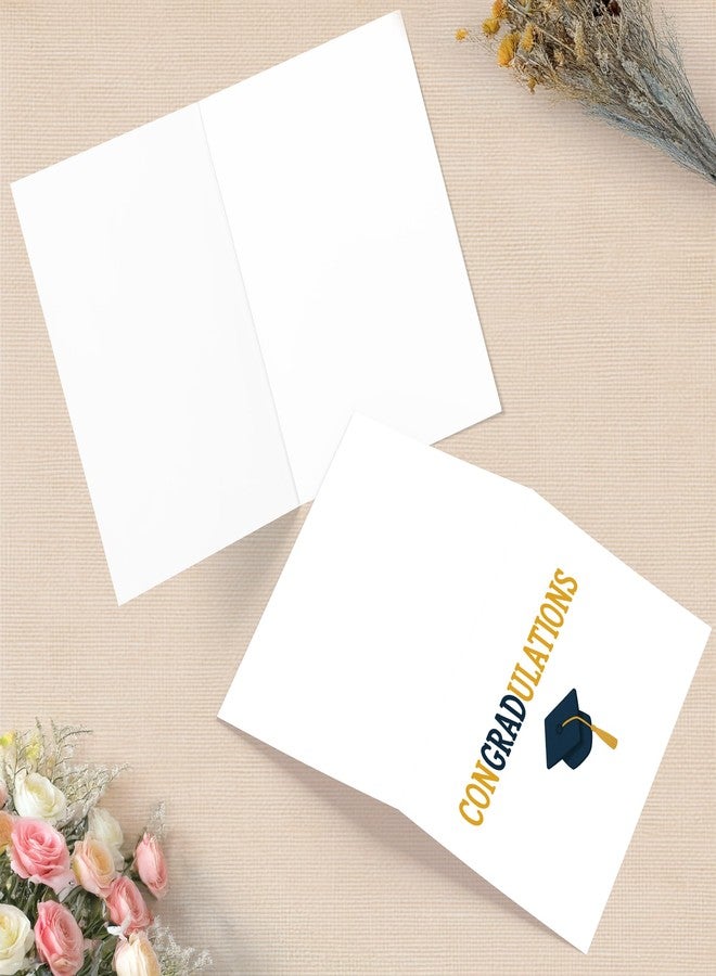 Cheerin Congratulations Card with Envelope - Graduation Card for Her and Him - Congrats Grad Gift for Graduating Students - Proud of You Gifts 5x7 Inch - Image 3