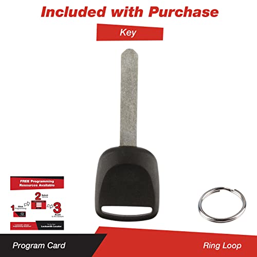 KeylessOption Keyless Entry Car Remote Fob with Uncut Ignition Transponder Key Replacement for OUCG8D-399H-A - Image 5