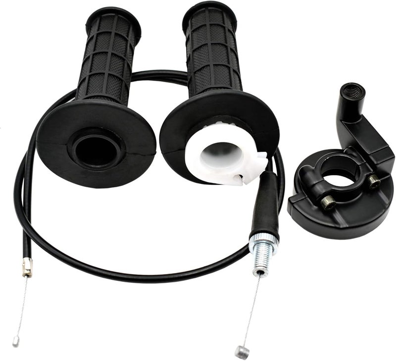 Royitay Twist Throttle Assembly and 36" Throttle Cable for Yamaha SSR Coolster Roketa SDG NST X-Treme 50cc 70cc 110cc 125cc Engine Dirt Bikes Pit Bike - Image 1