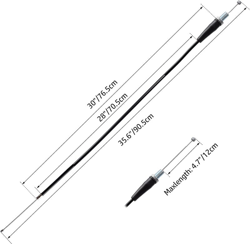 Royitay Twist Throttle Assembly and 36" Throttle Cable for Yamaha SSR Coolster Roketa SDG NST X-Treme 50cc 70cc 110cc 125cc Engine Dirt Bikes Pit Bike - Image 2