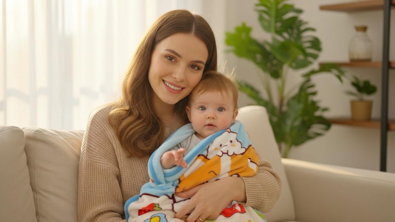 Butterthief Light Weight Cartoon Printed Blanket 100 x140 cm, 0-5 Years Soft Flannel for All Seasons Reversible Baby Blanket for Kids Toddlers New Born Boys & Girls - Image 4