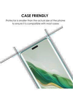 Generic Compatible with Honor 200 Pro Screen Protector [Liquid UV Tempered Glass] Full Screen adhesive [Sensitive Touch][Fingerprint Sensor Compatible] HD Transparent  - Image 4