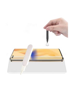 Generic Compatible with Honor 200 Pro Screen Protector [Liquid UV Tempered Glass] Full Screen adhesive [Sensitive Touch][Fingerprint Sensor Compatible] HD Transparent  - Image 5
