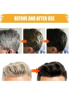 AMYTIS GARDEN Black Soap Grey Coverage Bar Shampoo, hair darkening soap bar with botanical herbal extracts for hair growth and dye free solution to gray hair  - Image 3