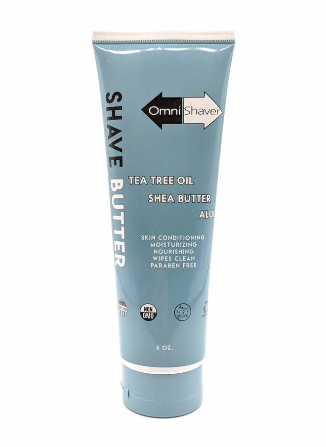 OmniShaver Shave Butter - The Best Shaving Cream for Head Arms Legs and Body - Shaving Conditioner Cream  - Image 1