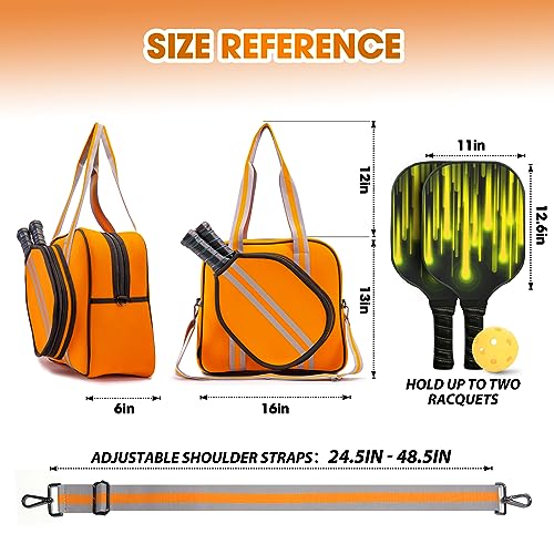 M MANUEKLEAR MANUEKLEAR Crossbody Sling Pickleball Bag Tote, Pickleball Bags for Women and Men, Pickleball Bags for Ladies - Image 2