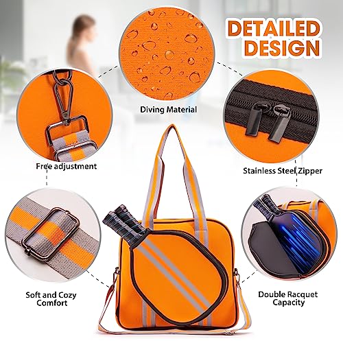 M MANUEKLEAR MANUEKLEAR Crossbody Sling Pickleball Bag Tote, Pickleball Bags for Women and Men, Pickleball Bags for Ladies - Image 3