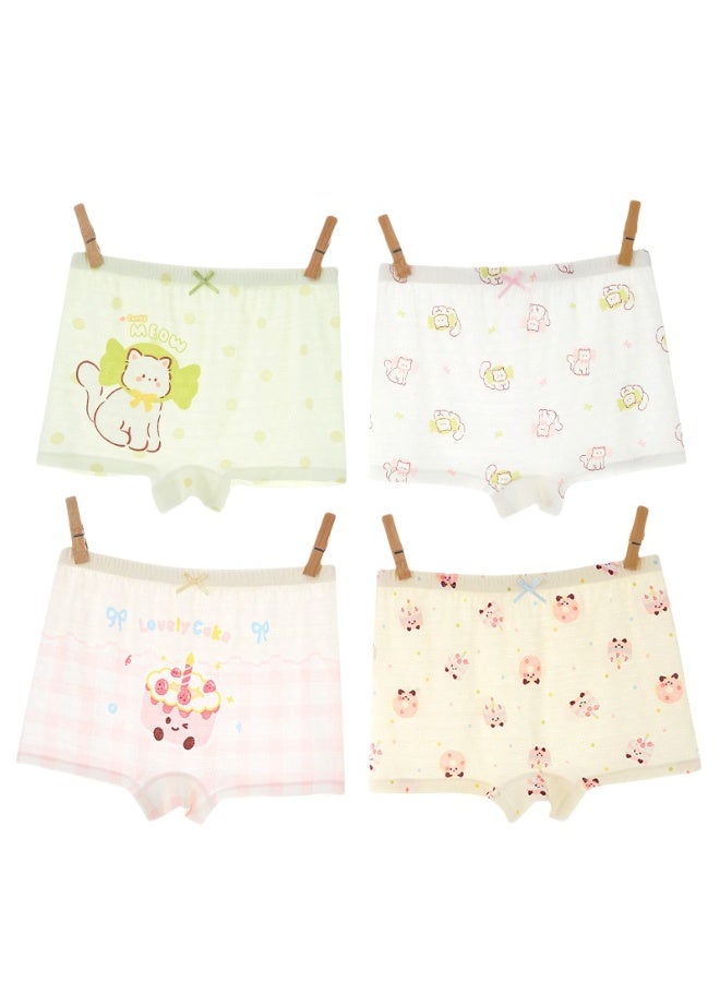 KUYING New Comfortable Skin friendly Breathable Underwear Set 0f 4