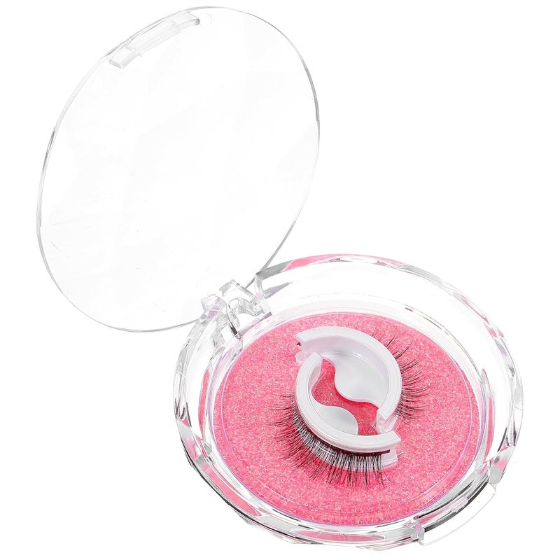 Self Adhesive False Eyelashes 1 Pair Short Realistic Extension Lashes Waterproof Lightweight for Party Makeup - Image 1