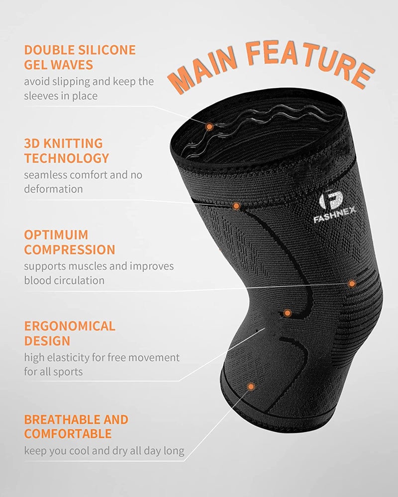 FASHNEX Knee Brace for Support and Comfort (Medium) - Image 3