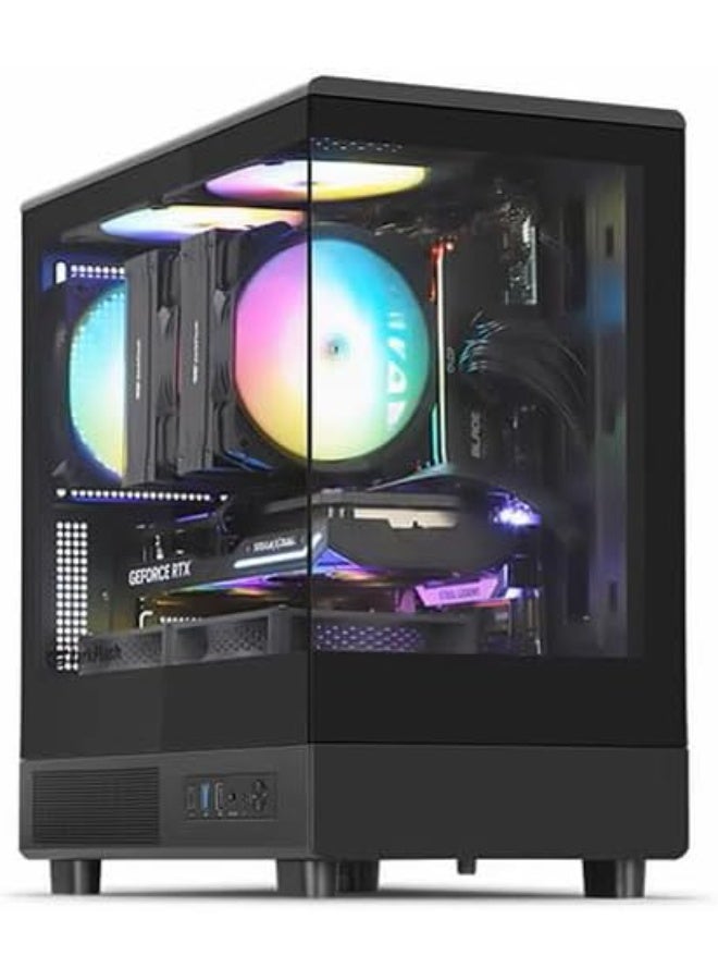 جهاز كمبيوتر مكتبي اقتصادي: معالج Intel Core i7 | بطاقة رسومات Intel RX 570 OC بسعة 8 جيجابايت | ذاكرة وصول عشوائي 16 جيجابايت | قرص SSD بسعة 1 تيرابايت من نوع NVMe/SATA | نظام التشغيل Windows 11 | يدعم شبكة Wi-Fi 6 - Image 3