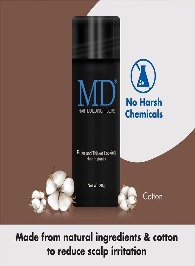 MD Ultimate Hair Dark Brown Thickening Fiber - Image 4