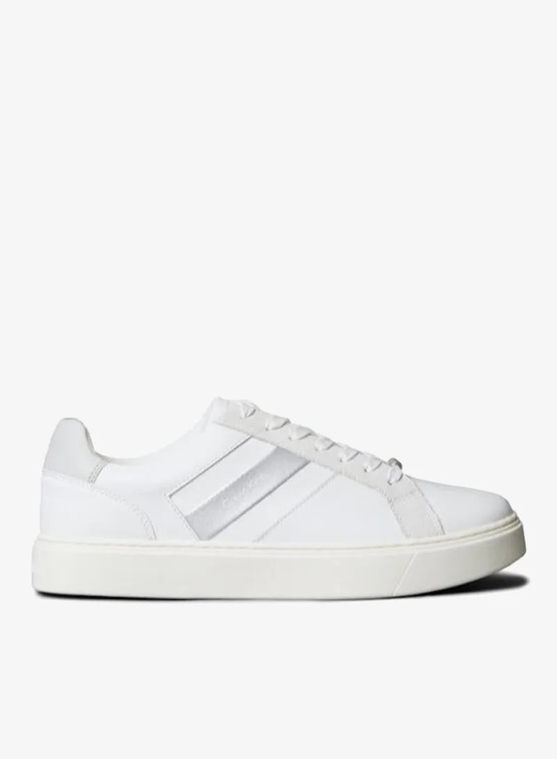 Leather Logo Tape Trainers