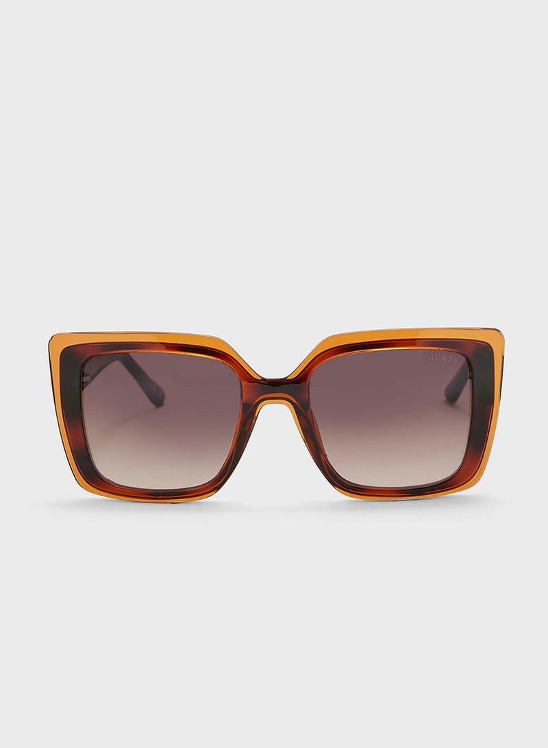 GUESS Gradient Oversized Rectangle Shape Sunglasses - Image 2