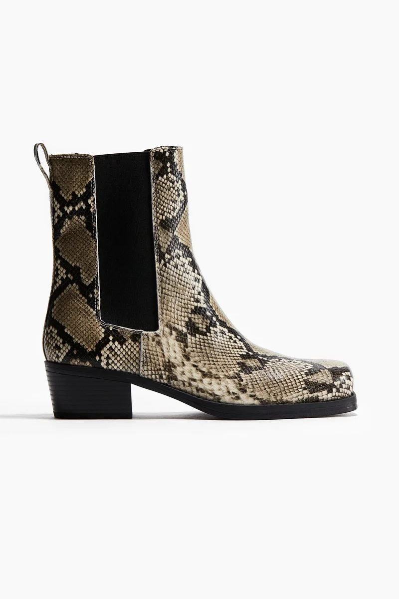 H&M Square-toe Chelsea boots